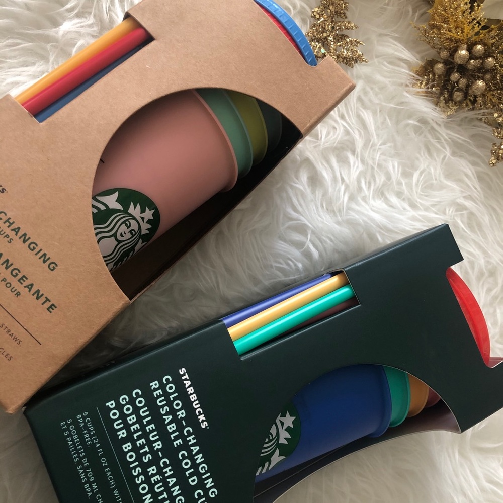 Starbucks color changing cups years 19 and 20
